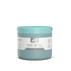 Foodie 18oz Stainless Steel Vacuum Insulated Thermos Food Jar- Aqua -HYDRAPEAK Sales 18FoodieFrontAqua