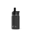 Mini 14oz Stainless Steel Kids Water Bottle With Straw Lid - Black 1 Mini 14oz Stainless Steel Kids Water Bottle With Straw Lid - Black -HYDRAPEAK Sales 20degreeblack