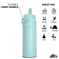 26oz Insulated Water Bottles With Matching Straw Lid And Rubber Boot - Alpine 11 26oz Insulated Water Bottles With Matching Straw Lid And Rubber Boot - Alpine -HYDRAPEAK Sales 26ozsportbootSTRAWbackAlpine