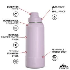32oz Insulated Water Bottles With Matching Chug Lid And Rubber Boot- Blush 9 32oz Insulated Water Bottles With Matching Chug Lid And Rubber Boot- Blush -HYDRAPEAK Sales 32ozsportchugturnBlush b8b1a585 3220 45f7 8fef 03b527623c27