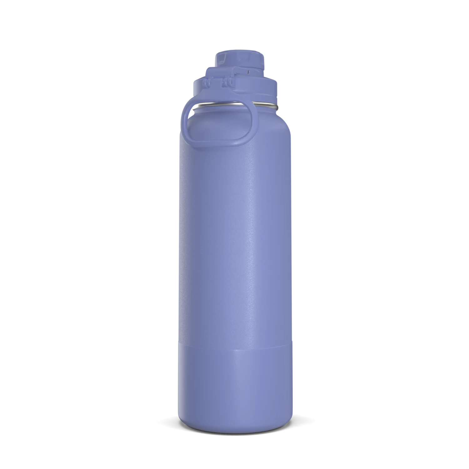 40oz Insulated Water Bottles With Matching Chug Lid And Rubber Boot - Iris 4 40oz Insulated Water Bottles With Matching Chug Lid And Rubber Boot - Iris - Image 2