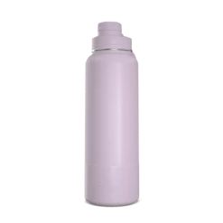 40oz Insulated Water Bottles With Matching Chug Lid And Rubber Boot - Blush