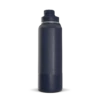 40oz Insulated Water Bottles With Matching Chug Lid And Rubber Boot- Navy -HYDRAPEAK Sales 40ozCHUGfrontNavy