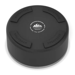 8 Cup Stainless Steel Dog Bowls For Water Or Food - Black -HYDRAPEAK Sales 64DogBowl BottomRubber Black PC