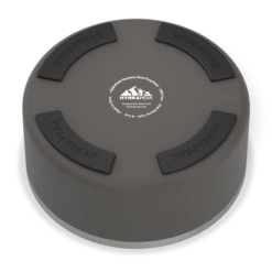 8 Cup Stainless Steel Dog Bowls For Water Or Food - Graphite -HYDRAPEAK Sales 64DogBowl BottomRubber Graphite PC