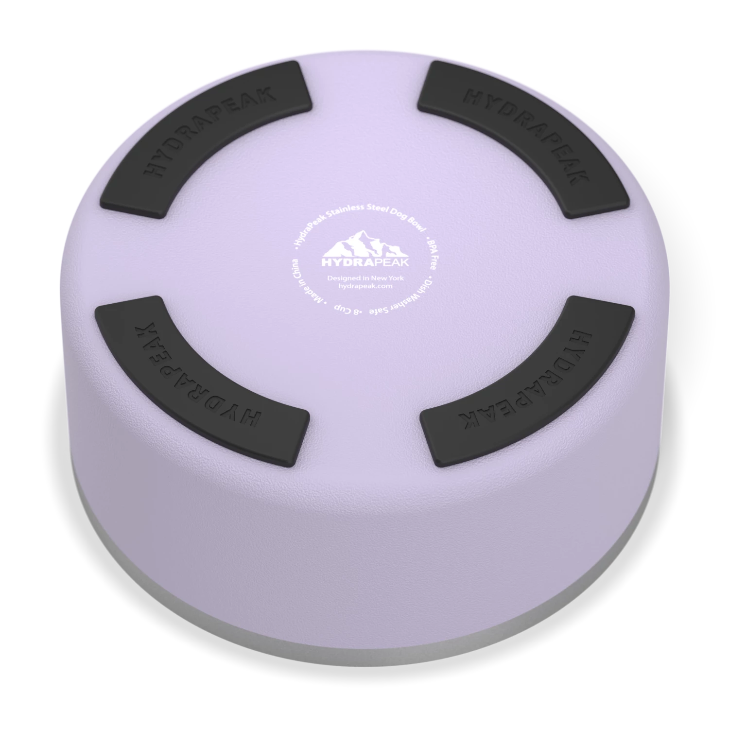 8 Cup Stainless Steel Dog Bowls For Water Or Food - Orchid 4 8 Cup Stainless Steel Dog Bowls For Water Or Food - Orchid - Image 3