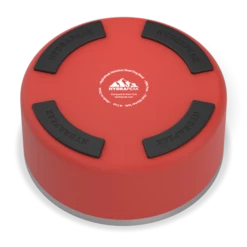 8 Cup Stainless Steel Dog Bowls For Water Or Food- Merlot -HYDRAPEAK Sales 64DogBowl BottomRubber Red PC