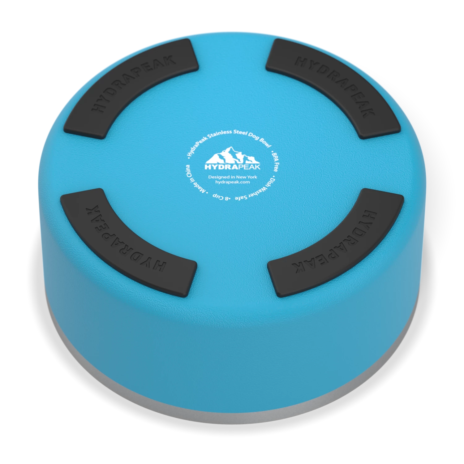 8 Cup Stainless Steel Dog Bowls For Water Or Food - Sky 6 8 Cup Stainless Steel Dog Bowls For Water Or Food - Sky - Image 4