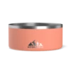 8 Cup Stainless Steel Dog Bowls For Water Or Food- Peach -HYDRAPEAK Sales 64DogBowl Peach PC