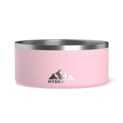 8 Cup Stainless Steel Dog Bowls For Water Or Food - Pink