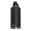 72oz Stainless Steel Insulated Water Bottle With Flexible Chug Lid- Black -HYDRAPEAK Sales BLACK72oz