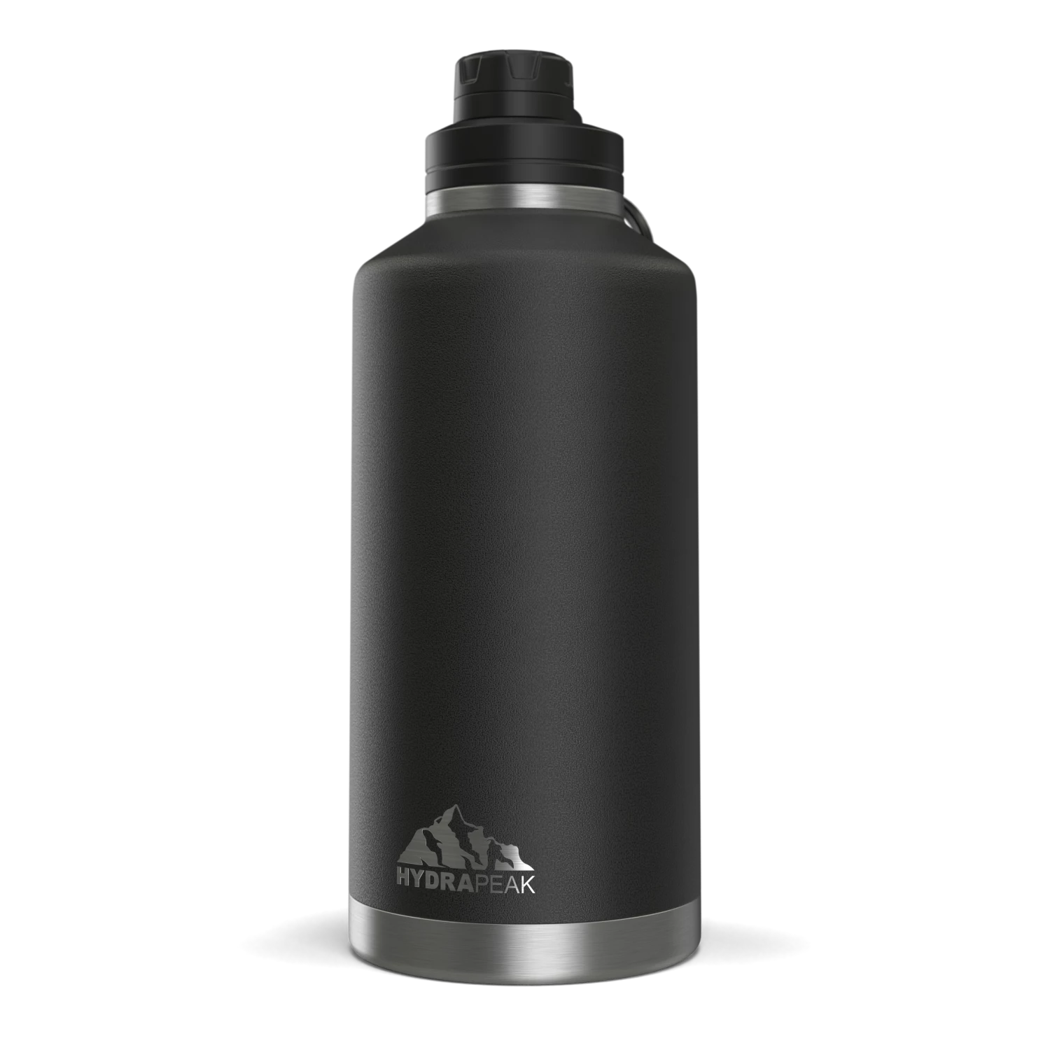 72oz Stainless Steel Insulated Water Bottle With Flexible Chug Lid- Black 3 72oz Stainless Steel Insulated Water Bottle With Flexible Chug Lid- Black