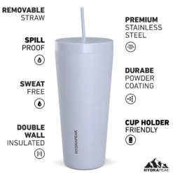 Traveler 25oz Insulated Tumbler With Lid And Straw - Ice -HYDRAPEAK Sales HP 25oz Traveler IcebergTurned 7fd2b379 5d60 44de 8caa fa1fde0c83a0