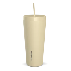 Traveler 25oz Insulated Tumbler With Lid And Straw- Modern Cream