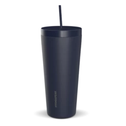 Traveler 25oz Insulated Tumbler With Lid And Straw- Navy