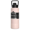 Adventure 67oz Insulated Water Bottle With Handle And Matching Rubber Boot- Seashell -HYDRAPEAK Sales HP Adventure 67 Seashell