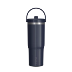 Nomad 32 Oz Tumbler With Handle And Straw Lid- Navy