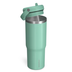 Nomad 32oz Tumbler With Handle And Straw Lid - Pale Sage -HYDRAPEAK Sales HP Nomad 32 PaleSage Cap