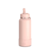 32oz Insulated Water Bottles With Matching Straw Lid And Rubber Boot - Peony -HYDRAPEAK Sales HP SPORTBOOT 32 Front 20d3 Peony