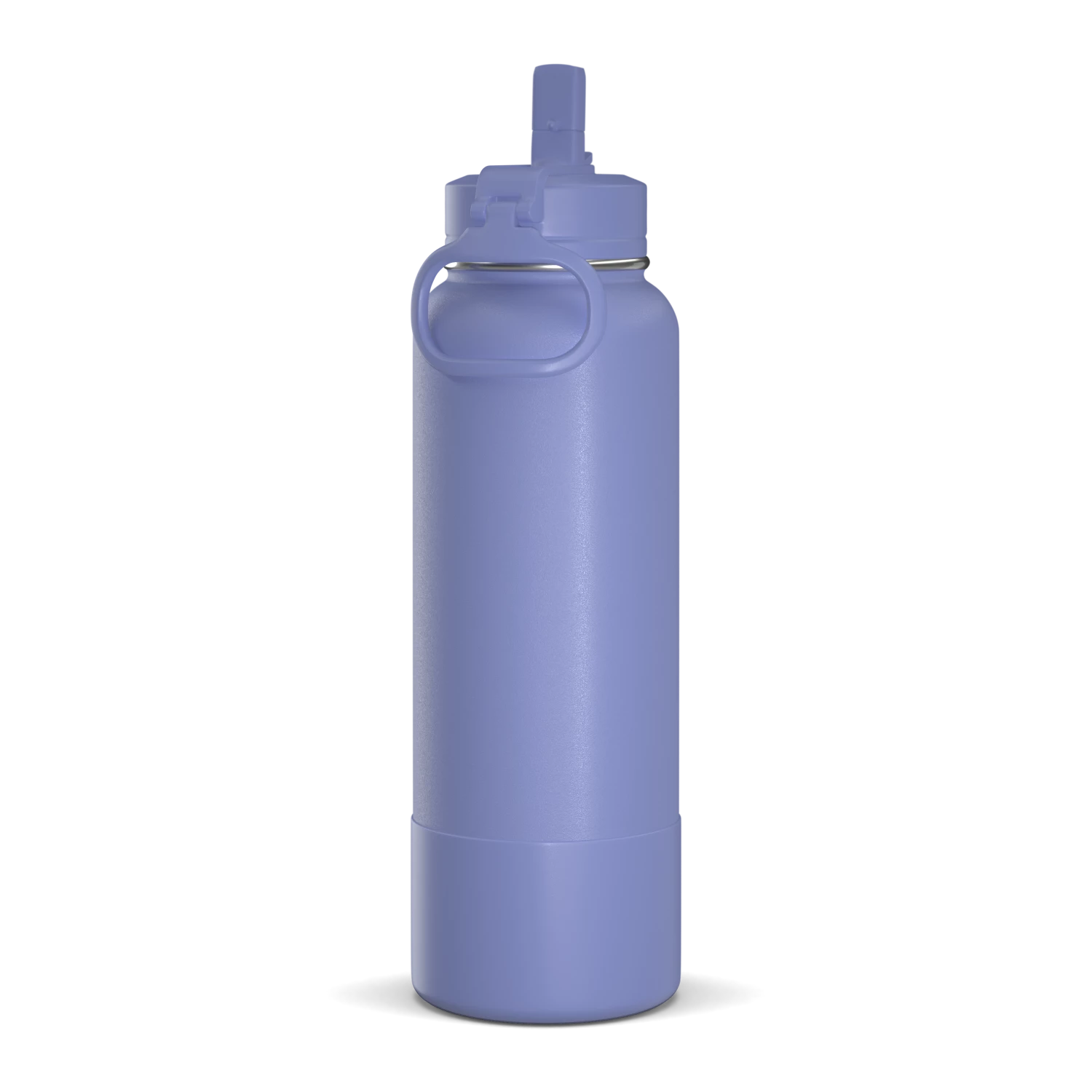 40oz Insulated Water Bottles With Matching Straw Lid And Rubber Boot- Iris 4 40oz Insulated Water Bottles With Matching Straw Lid And Rubber Boot- Iris - Image 2