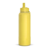 40oz Insulated Water Bottles With Matching Straw Lid And Rubber Boot - Lemon -HYDRAPEAK Sales HP SPORTBOOT 40 Front 20d Lemon