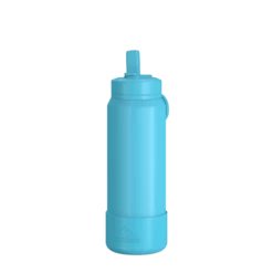 26oz Insulated Water Bottles With Matching Straw Lid And Rubber Boot- Belize