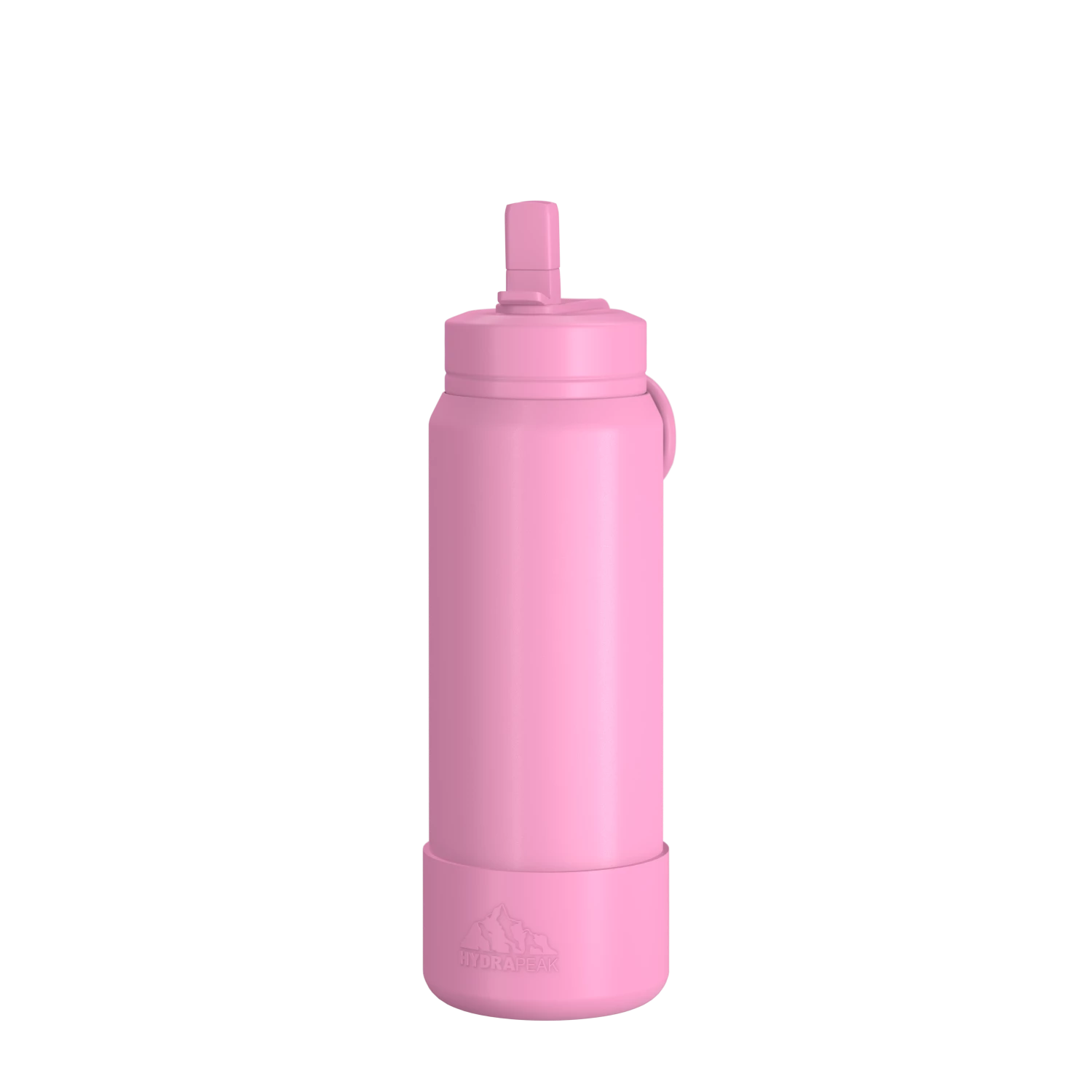 26oz Insulated Water Bottles With Matching Straw Lid And Rubber Boot - Bubblegum 3 26oz Insulated Water Bottles With Matching Straw Lid And Rubber Boot - Bubblegum