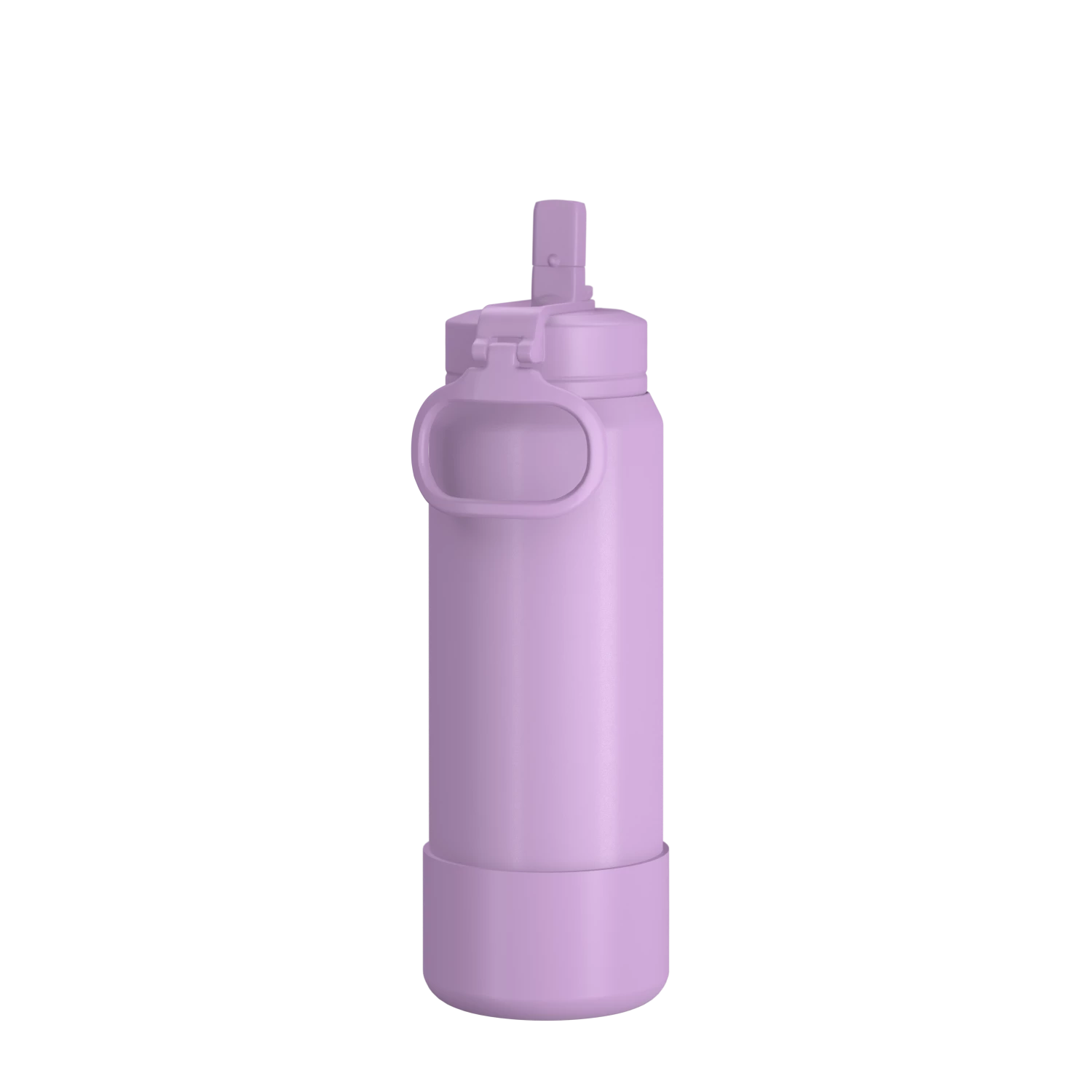 26oz Insulated Water Bottles With Matching Straw Lid And Rubber Boot- Mauve 4 26oz Insulated Water Bottles With Matching Straw Lid And Rubber Boot- Mauve - Image 2