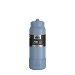 26oz Insulated Water Bottles With Matching Straw Lid And Rubber Boot - Modern Blue -HYDRAPEAK Sales HP SportBoot 26 FrontwSleeve ModernBlue 24