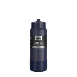 26oz Insulated Water Bottles With Matching Straw Lid And Rubber Boot - Navy 10 26oz Insulated Water Bottles With Matching Straw Lid And Rubber Boot - Navy -HYDRAPEAK Sales HP SportBoot 26 FrontwSleeve Navy 25