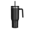 Voyager 40 Oz Tumbler With Handle And Straw Lid- Black -HYDRAPEAK Sales HP Voyager 40 Black