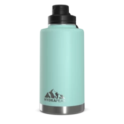 50oz Stainless Steel Insulated Large Water Bottle With Chug Lid - Aqua