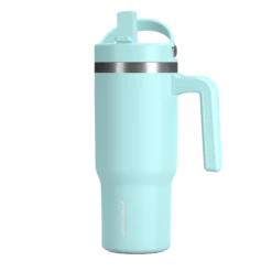 Voyager Kid's 18 Oz Tumbler With Handle And Straw Lid - Alpine