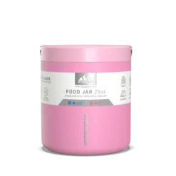 25oz Stainless Steel Vacuum Insulated Thermos Food Jar - Bubblegum -HYDRAPEAK Sales HP 25oz FoodContainer FrontWithSleeve Bubblegum