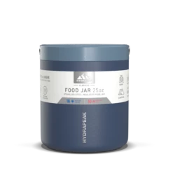 25oz Stainless Steel Vacuum Insulated Thermos Food Jar - Navy -HYDRAPEAK Sales HP 25oz FoodContainer FrontWithSleeve Navy
