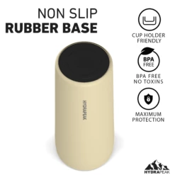 Traveler 25oz Insulated Tumbler With Lid And Straw- Modern Cream -HYDRAPEAK Sales ModernCremebase