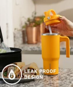 Voyager Kid's 18 Oz Tumbler With Handle And Straw Lid - Jade -HYDRAPEAK Sales VoyagerMini 6EDITED