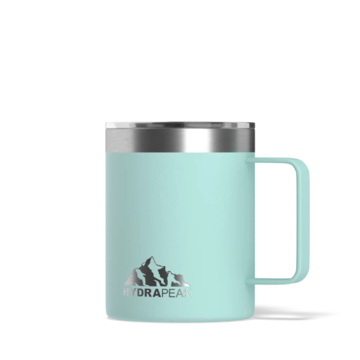Savor 14oz Stainless Steel Insulated Coffee Mug With Handle Mug - Aqua -HYDRAPEAK Sales aqua20