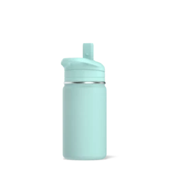 Mini 14oz Stainless Steel Kids Water Bottle With Straw Lid - Aqua -HYDRAPEAK Sales backaqua 6d8e1045 4680 45f0 b68e 49784d7e6560
