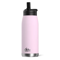 Flow 32oz Stainless Steel Insulated Water Bottle With Straw Lid Bottle- Blush