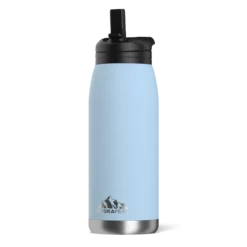 Flow 32oz Stainless Steel Insulated Water Bottle With Straw Lid Bottle- Cloud