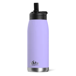 Flow 32oz Stainless Steel Insulated Water Bottle With Straw Lid Bottle- Lilac