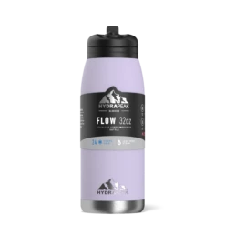 Flow 32oz Stainless Steel Insulated Water Bottle With Straw Lid Bottle- Orchid -HYDRAPEAK Sales backblack1 44