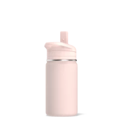 Mini 14oz Stainless Steel Kids Water Bottle With Straw Lid- Seashell -HYDRAPEAK Sales backseashell