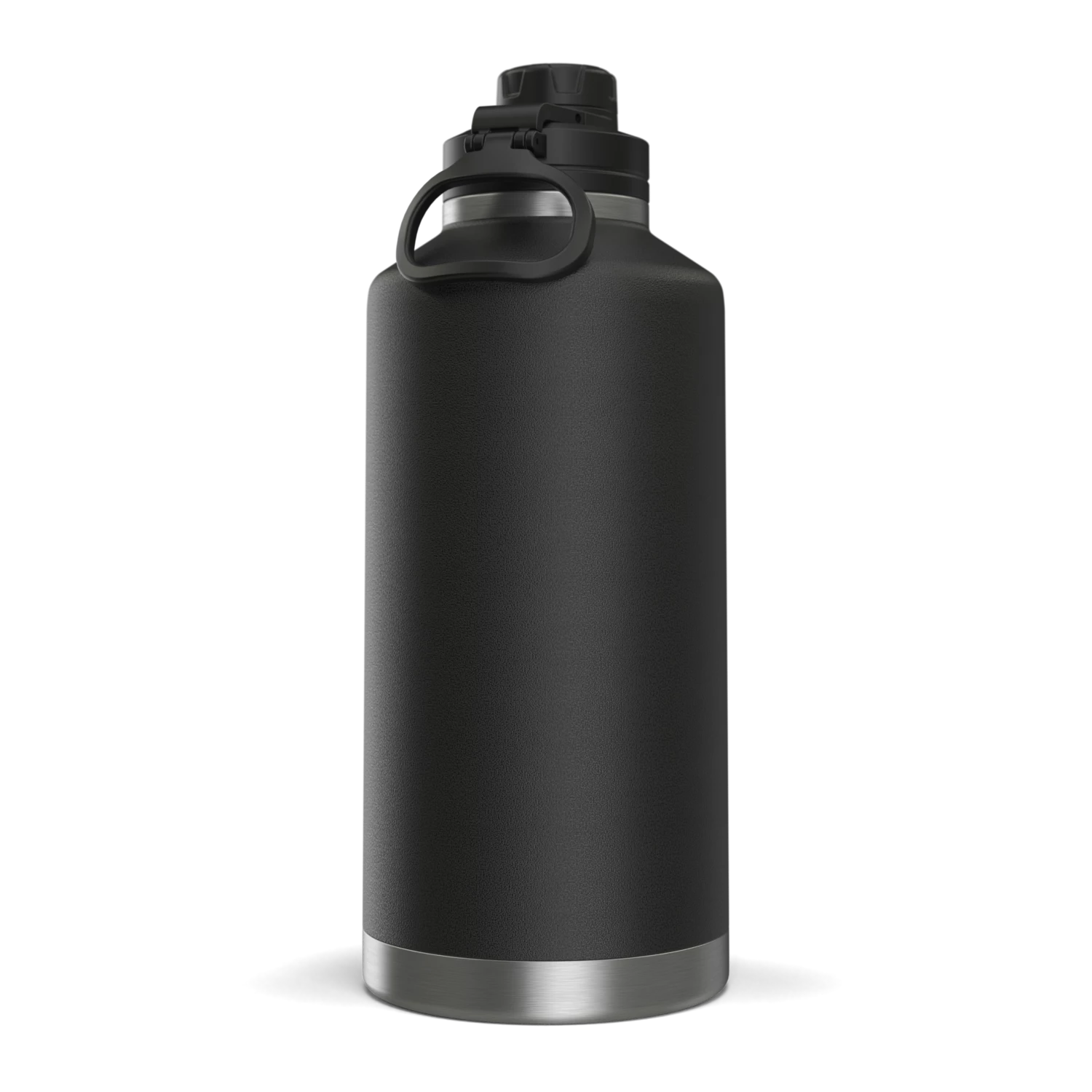 72oz Stainless Steel Insulated Water Bottle With Flexible Chug Lid- Black 4 72oz Stainless Steel Insulated Water Bottle With Flexible Chug Lid- Black - Image 2