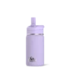 Mini 14oz Stainless Steel Kids Water Bottle With Straw Lid- Digital Lavender -HYDRAPEAK Sales dlavmini20