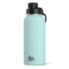 32oz Stainless Steel Insulated Water Bottle With Flexible Chug Lid - Aqua -HYDRAPEAK Sales frontaqua