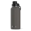 32oz Stainless Steel Insulated Water Bottle With Flexible Chug Lid- Graphite 2 32oz Stainless Steel Insulated Water Bottle With Flexible Chug Lid- Graphite -HYDRAPEAK Sales frontgraphite