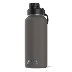 32oz Stainless Steel Insulated Water Bottle With Flexible Chug Lid- Graphite