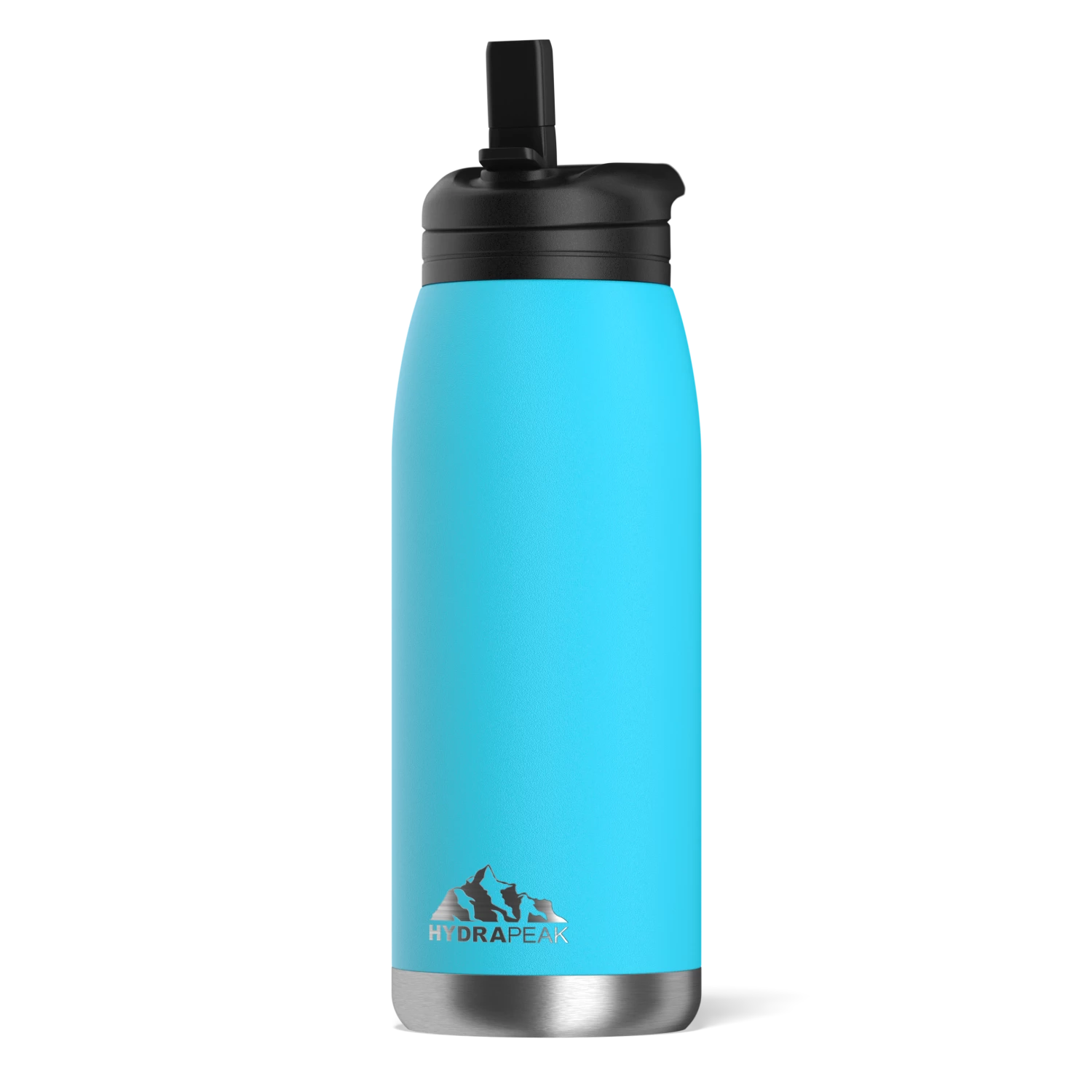 Flow 32oz Stainless Steel Insulated Water Bottle With Straw Lid Bottle- Ocean 3 Flow 32oz Stainless Steel Insulated Water Bottle With Straw Lid Bottle- Ocean